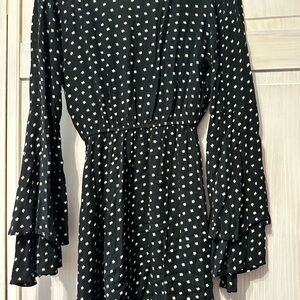 Black and White Polka Dot Dress